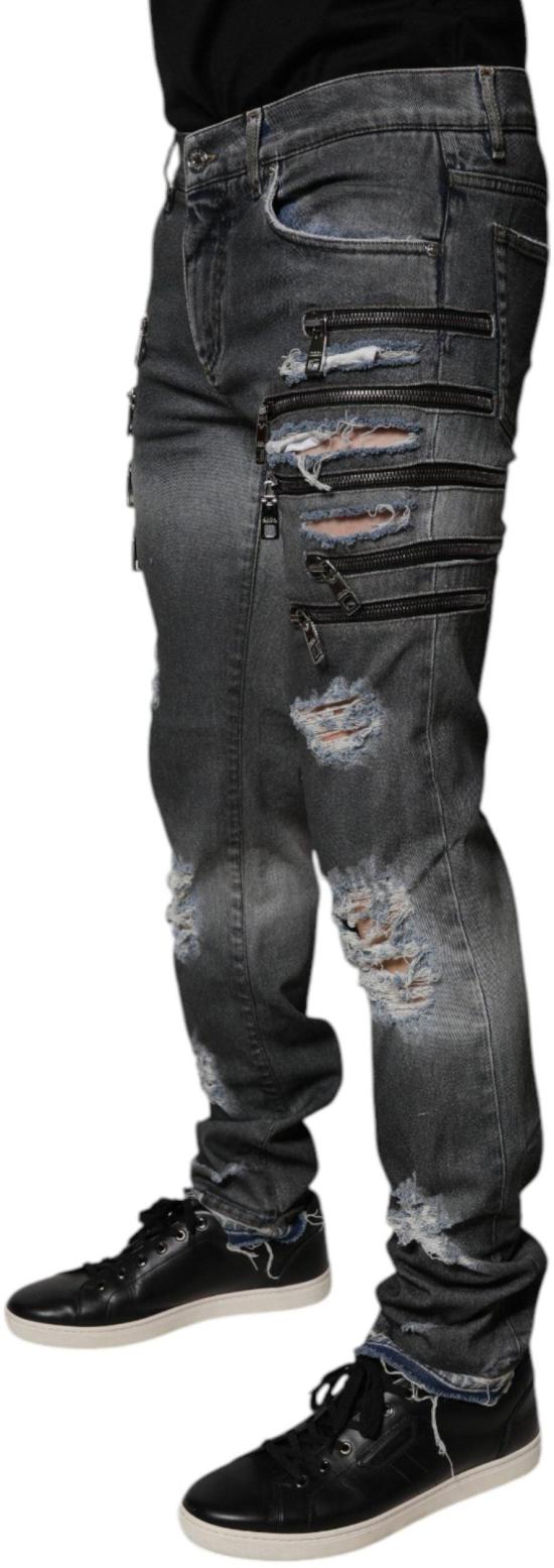 26FW 돌체앤가바나 데님 팬츠 9759426773278 GREY - DOLCE & GABBANA