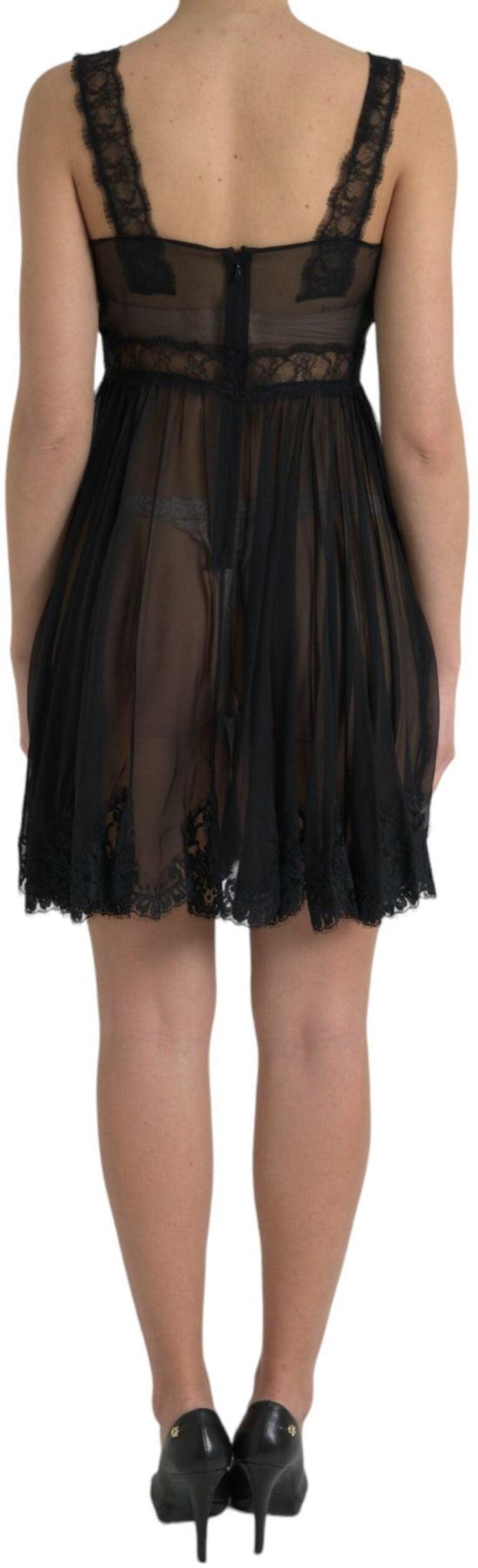 26FW 돌체앤가바나 미디 원피스 9196959465758 BLACK - DOLCE & GABBANA