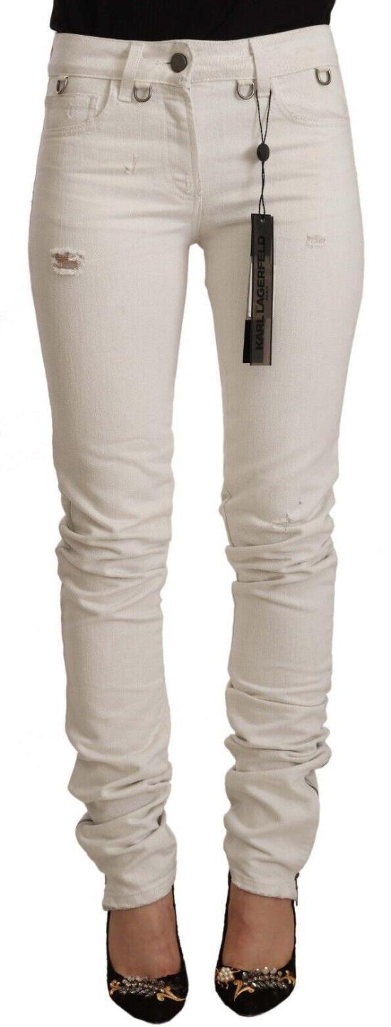 26FW 칼라거펠트 데님 팬츠 9664999260446 WHITE