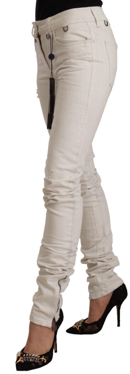 26FW 칼라거펠트 데님 팬츠 9664999260446 WHITE - KARL LAGERFELD