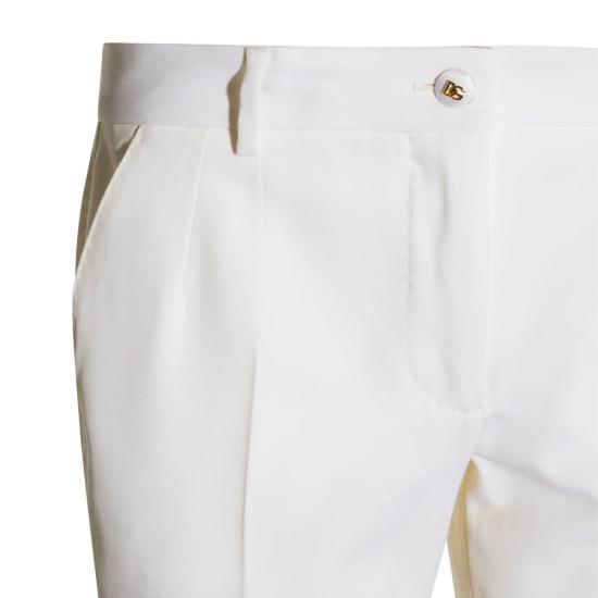  돌체앤가바나 스트레이트 팬츠 15787036246302 WHITE - DOLCE & GABBANA