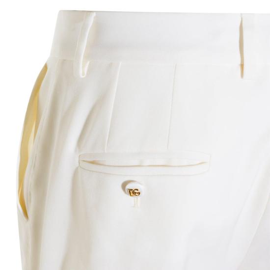  돌체앤가바나 스트레이트 팬츠 15787036246302 WHITE - DOLCE & GABBANA