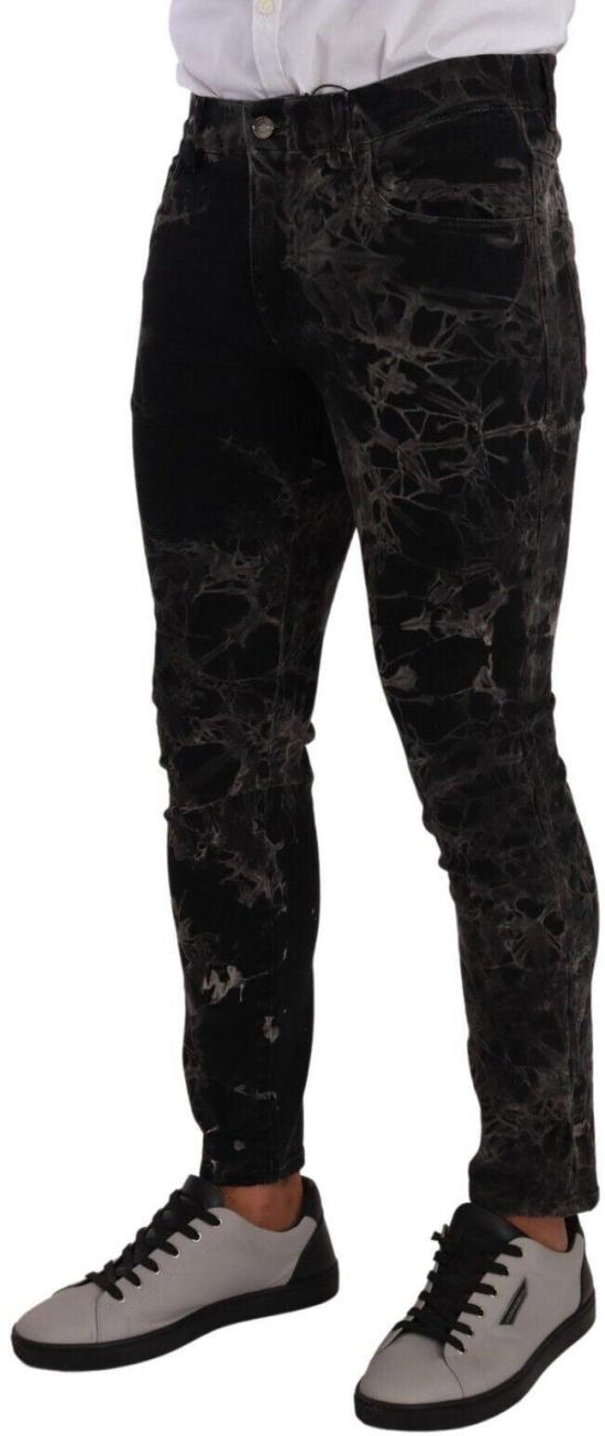26FW 돌체앤가바나 데님 팬츠 9635945513246 BLACK - DOLCE & GABBANA