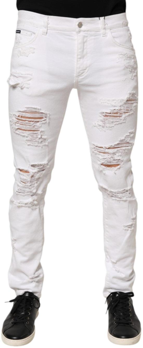 26FW 돌체앤가바나 데님 팬츠 9844203028766 WHITE