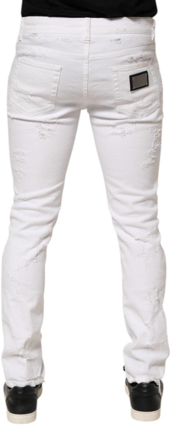 26FW 돌체앤가바나 데님 팬츠 9844203028766 WHITE - DOLCE & GABBANA