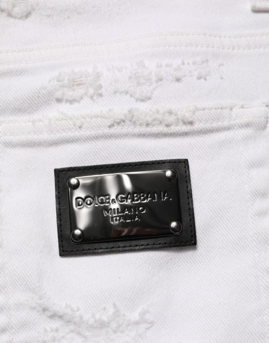 26FW 돌체앤가바나 데님 팬츠 9844203028766 WHITE - DOLCE & GABBANA