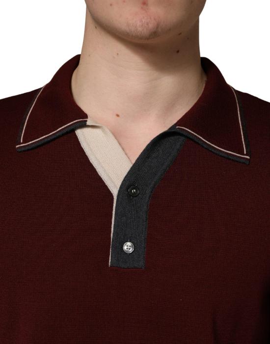 26FW 돌체앤가바나 탑 10047475286302 MAROON - DOLCE & GABBANA