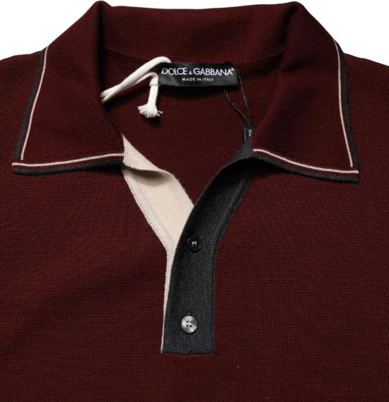 26FW 돌체앤가바나 탑 10047475286302 MAROON - DOLCE & GABBANA