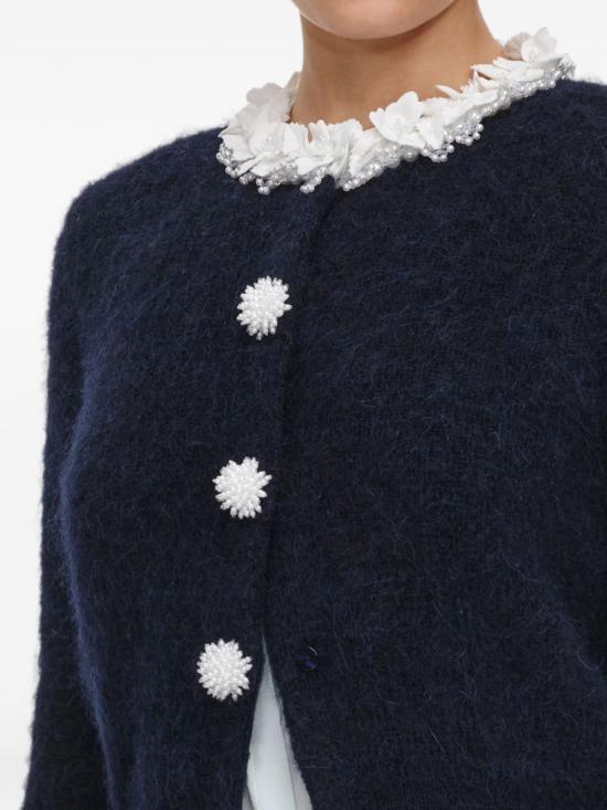 26FW 셀프 포트레이트 스웨터 176T N Navy - SELF PORTRAIT