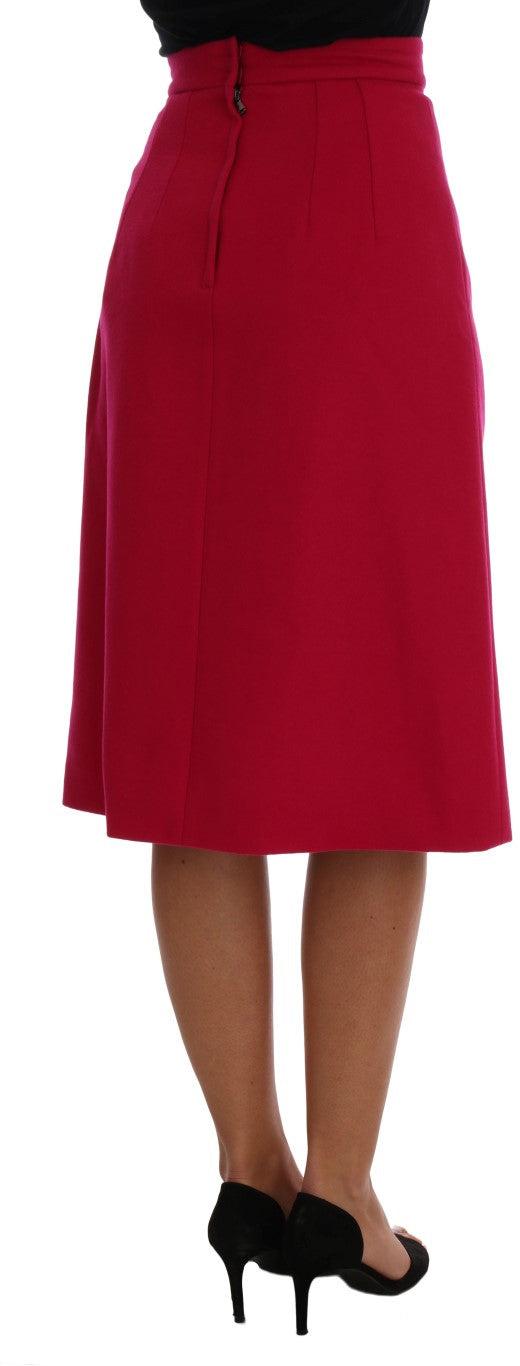 26FW 돌체앤가바나 미디 스커트 9069603324190 PINK - DOLCE & GABBANA