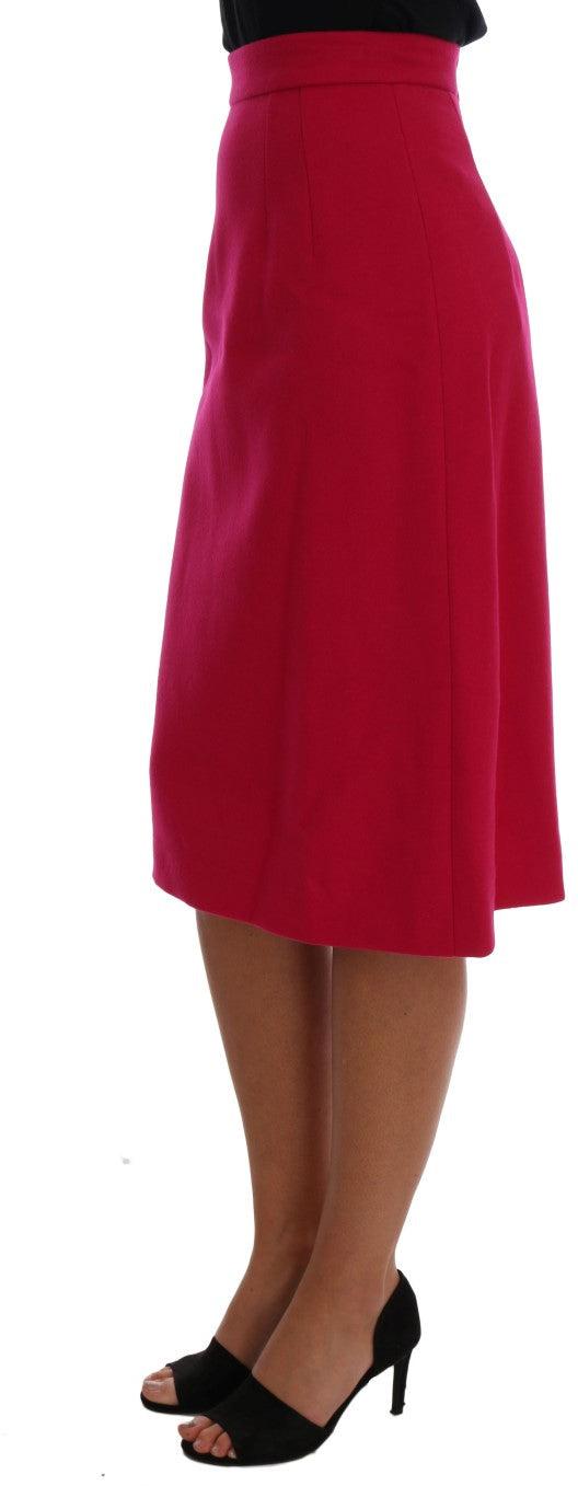 26FW 돌체앤가바나 미디 스커트 9069603324190 PINK - DOLCE & GABBANA