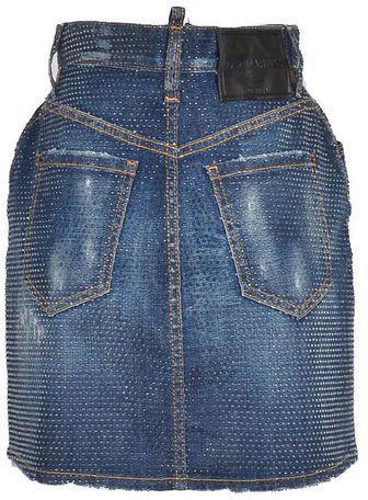 26FW 디스퀘어드2 스커트 9952764920094 BLUE - DSQUARED2