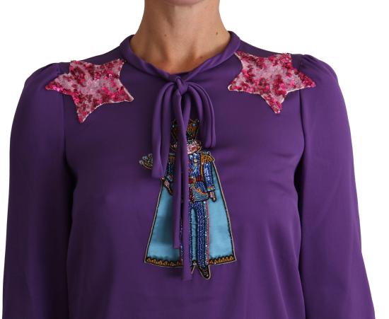 26FW 돌체앤가바나 탑 49456596910366 PURPLE - DOLCE & GABBANA