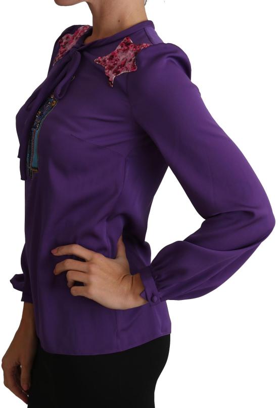26FW 돌체앤가바나 탑 49456596910366 PURPLE - DOLCE & GABBANA