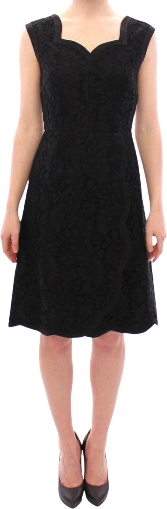 26FW 돌체앤가바나 미디 원피스 9069408649502 BLACK