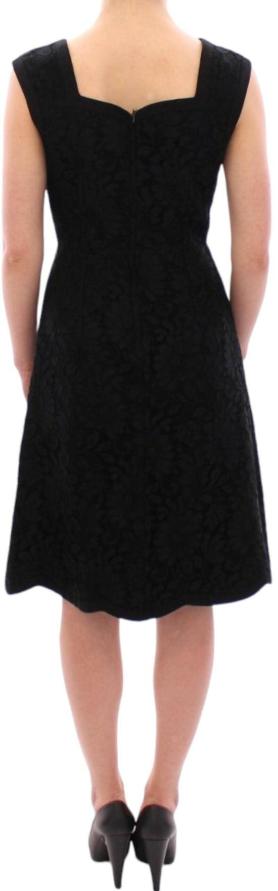 26FW 돌체앤가바나 미디 원피스 9069408649502 BLACK - DOLCE & GABBANA