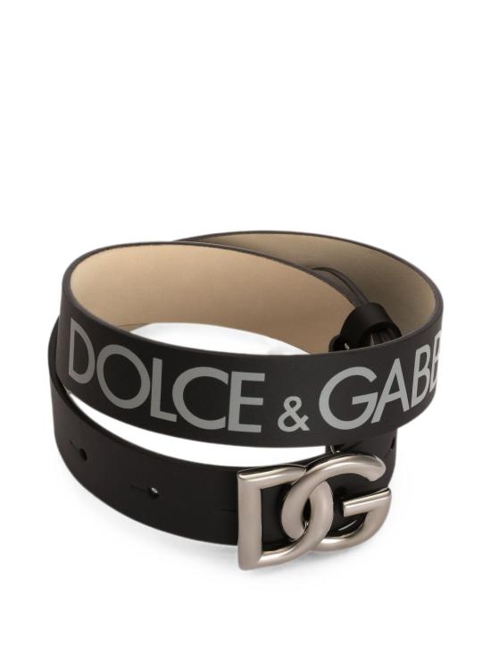 26FW [키즈] 돌체앤가바나 벨트 EC0083 A3M298B969 Nero - DOLCE & GABBANA