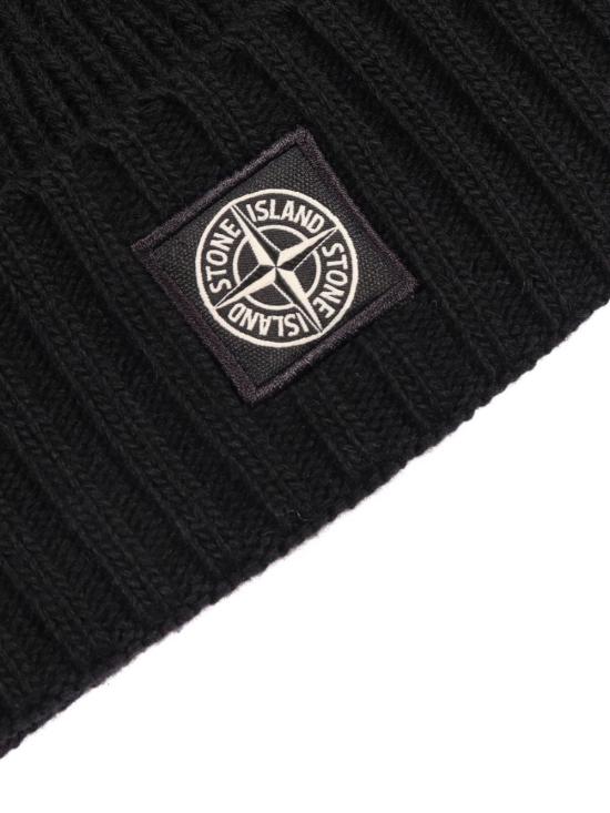 26FW [키즈] 스톤 아일랜드 모자 N100003 S00M3V0029 Nero - STONE ISLAND