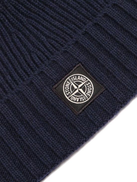 26FW [키즈] 스톤 아일랜드 모자 N100003 S00M3V0020 Blu - STONE ISLAND