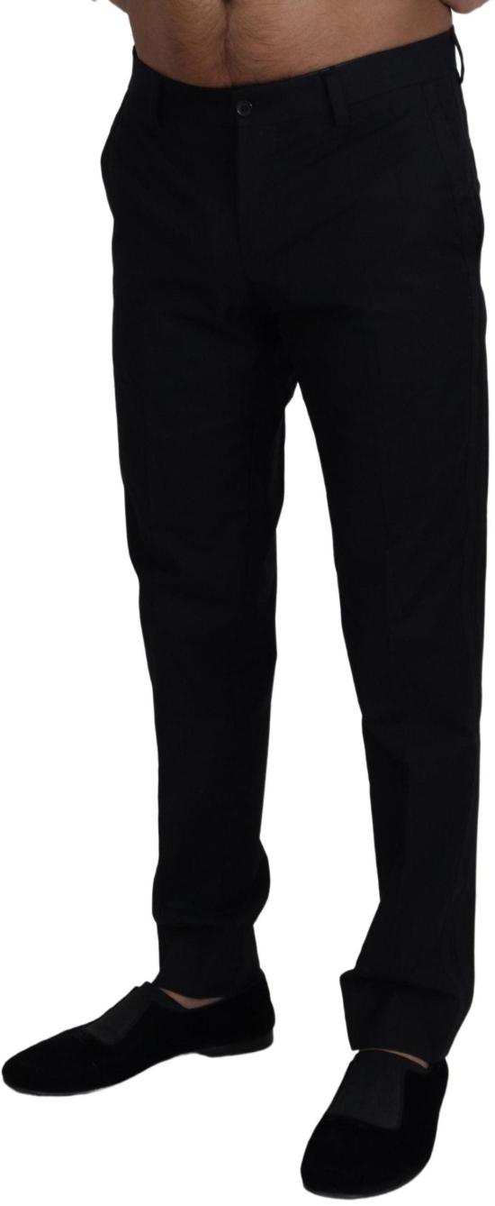 26FW 돌체앤가바나 치노 팬츠 9635958489374 BLACK - DOLCE & GABBANA