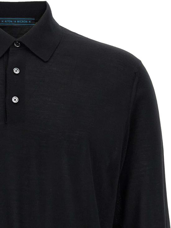 26FW 키톤 폴로 티셔츠 10121348088094 BLACK - KITON