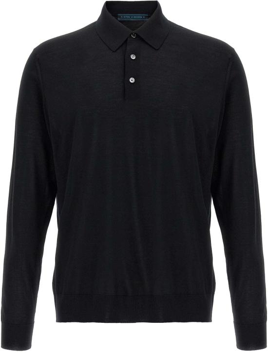 26FW 키톤 폴로 티셔츠 10121348088094 BLACK