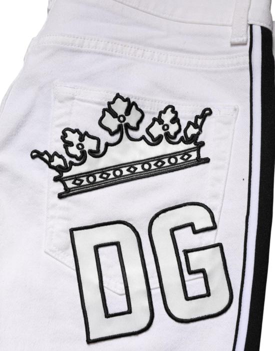 26FW 돌체앤가바나 데님 팬츠 9938233557278 WHITE - DOLCE & GABBANA