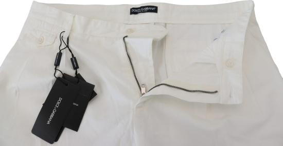 26FW 돌체앤가바나 치노 팬츠 49354005840158 WHITE - DOLCE & GABBANA