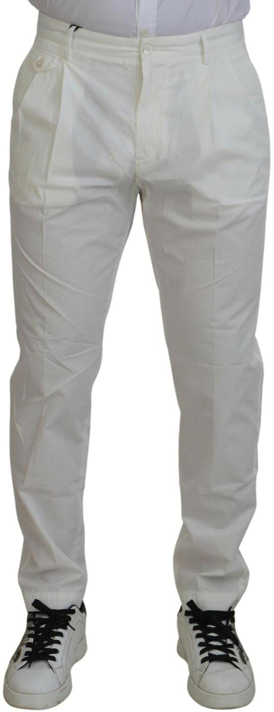 26FW 돌체앤가바나 치노 팬츠 49354005840158 WHITE