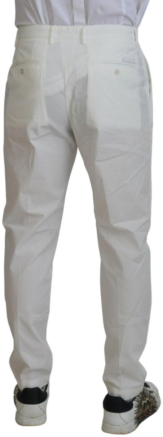 26FW 돌체앤가바나 치노 팬츠 49354005840158 WHITE - DOLCE & GABBANA