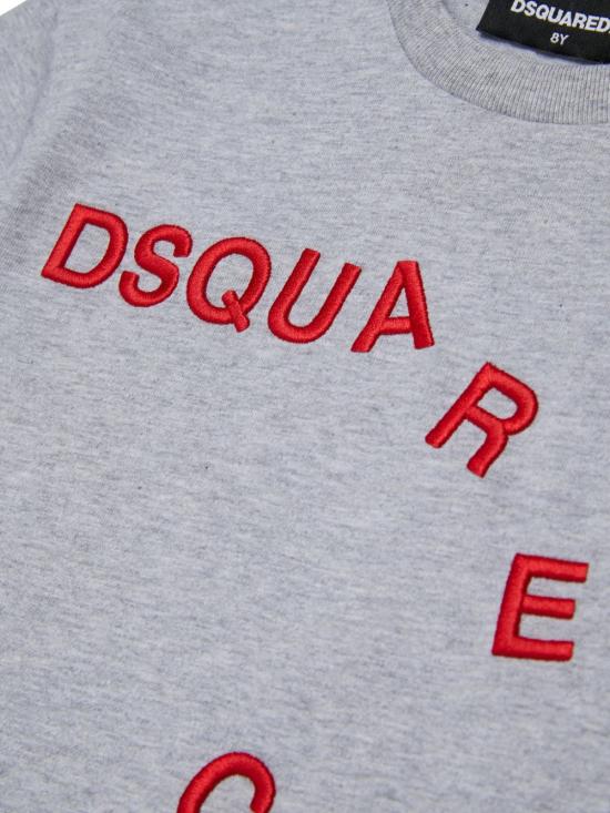 26FW [키즈] 디스퀘어드2 티셔츠 DQ3402D0AJ5 DQ911 Grigio - DSQUARED2