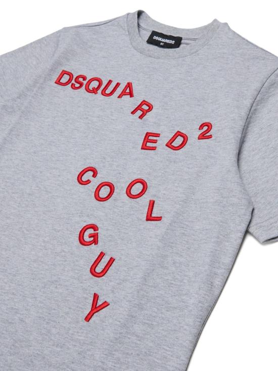 26FW [키즈] 디스퀘어드2 티셔츠 DQ3402D0AJ5 DQ911 Grigio - DSQUARED2