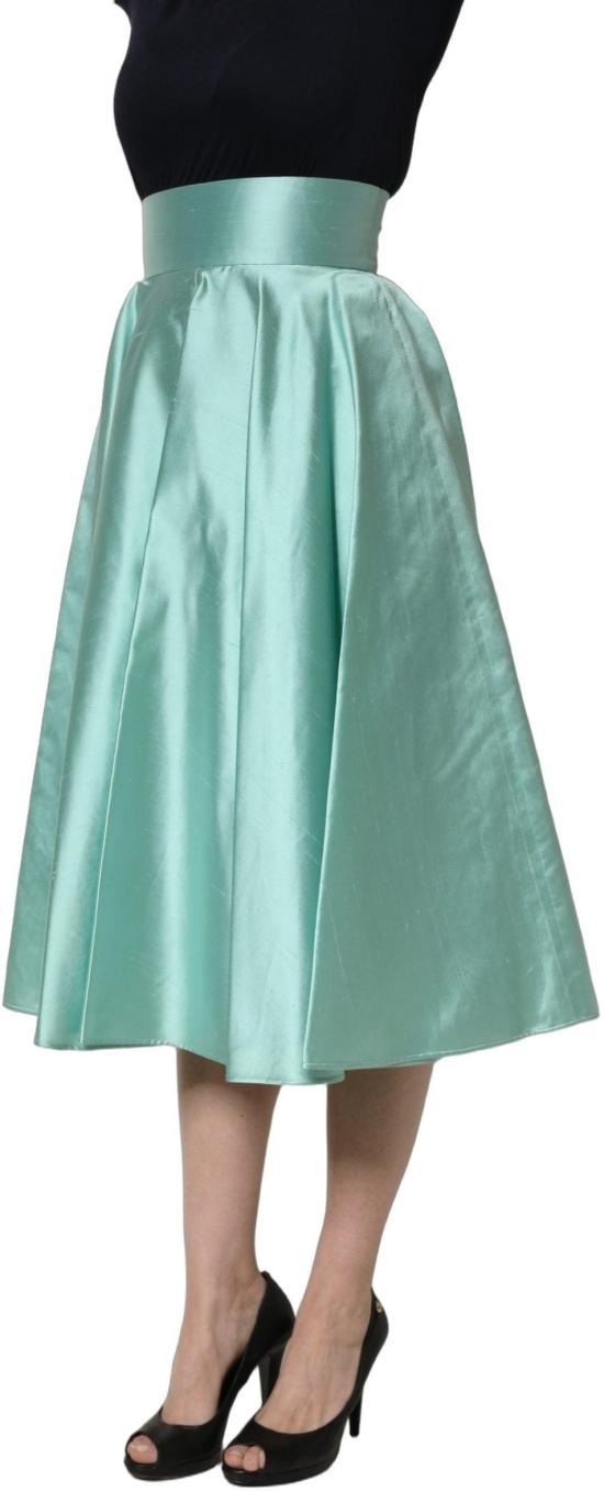 26FW 돌체앤가바나 미디 스커트 50801671995678 GREEN - DOLCE & GABBANA