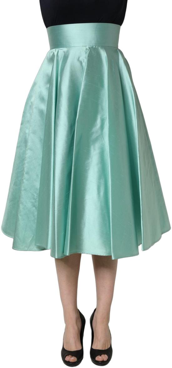 26FW 돌체앤가바나 미디 스커트 50801671995678 GREEN - DOLCE & GABBANA
