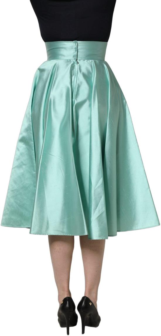 26FW 돌체앤가바나 미디 스커트 50801671995678 GREEN - DOLCE & GABBANA
