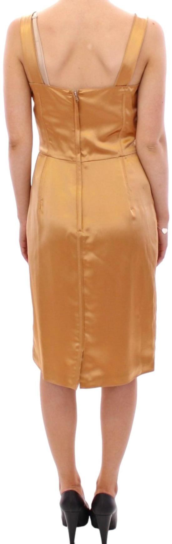 26FW 돌체앤가바나 미디 원피스 9069408092446 METALLIC - DOLCE & GABBANA