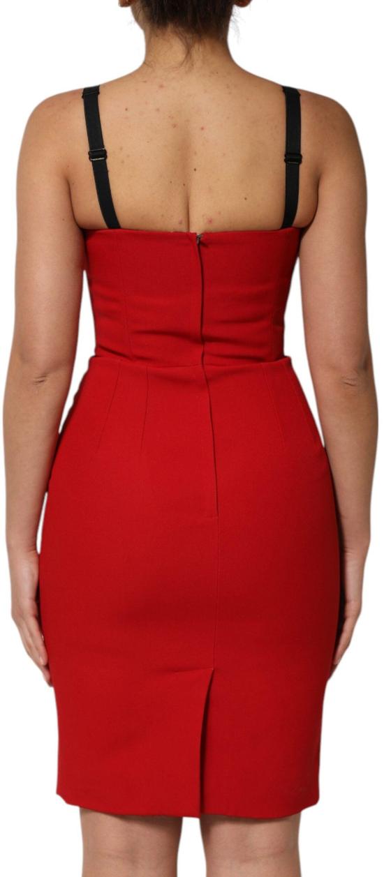 26FW 돌체앤가바나 미디 원피스 50607739109662 RED - DOLCE & GABBANA