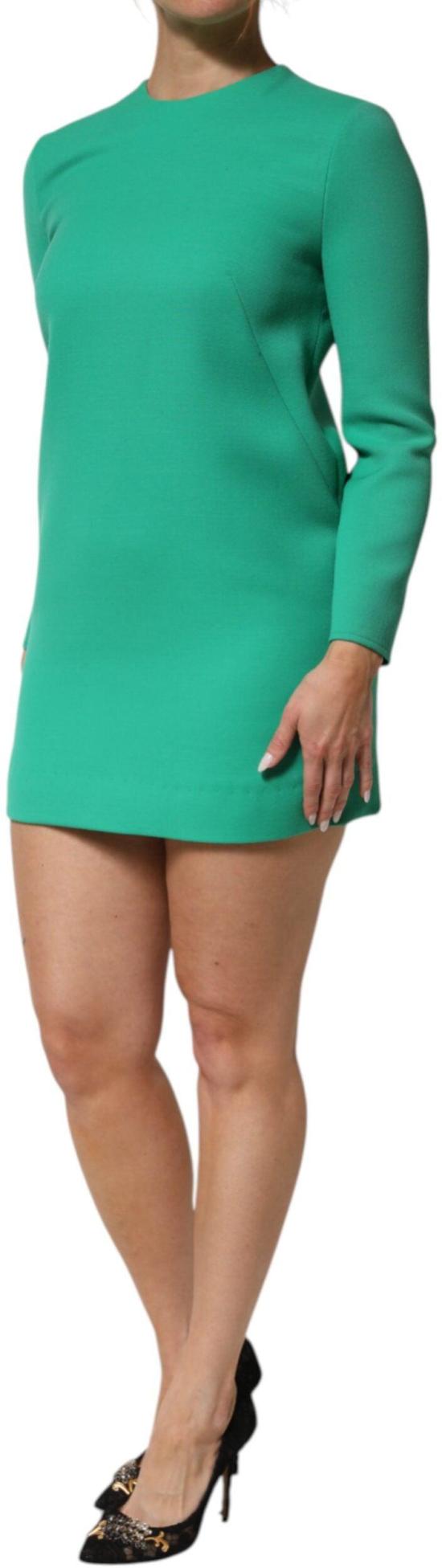 26FW 돌체앤가바나 미디 원피스 9844138115358 GREEN - DOLCE & GABBANA