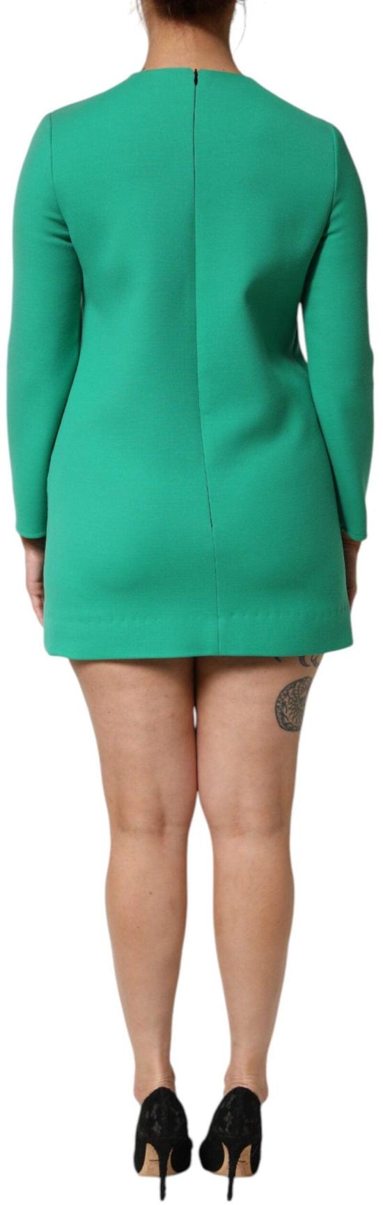 26FW 돌체앤가바나 미디 원피스 9844138115358 GREEN - DOLCE & GABBANA