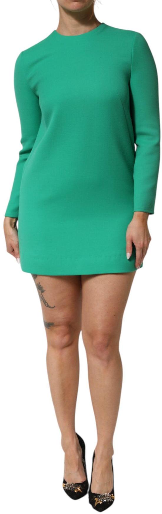 26FW 돌체앤가바나 미디 원피스 9844138115358 GREEN - DOLCE & GABBANA