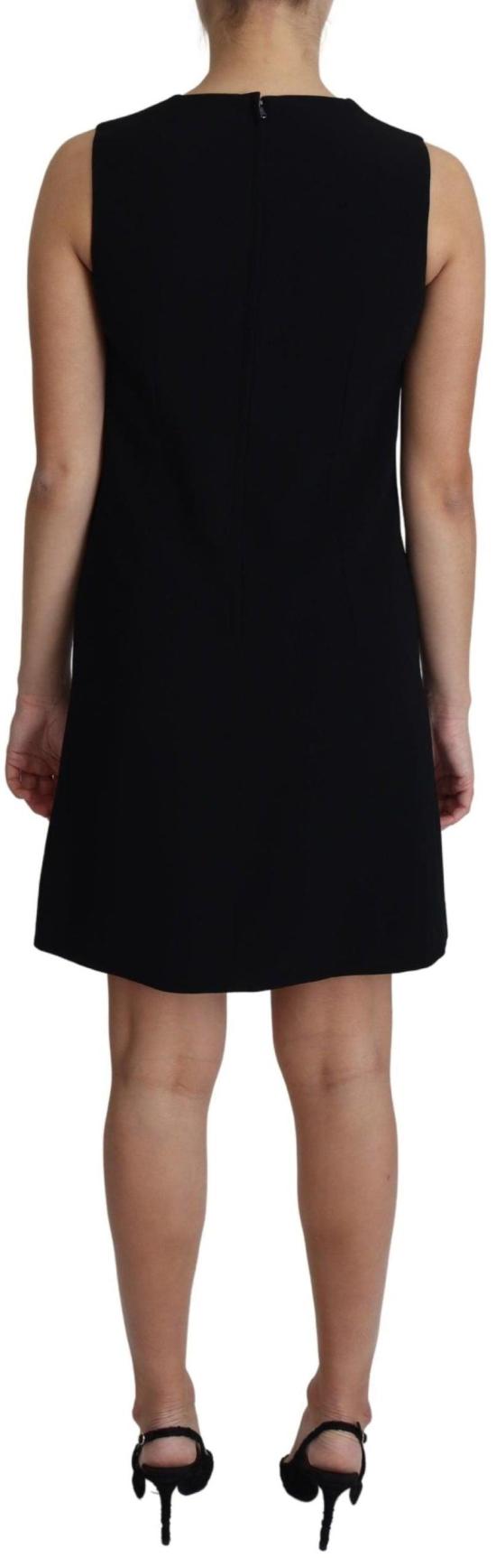 26FW 돌체앤가바나 미디 원피스 9069457637662 BLACK - DOLCE & GABBANA