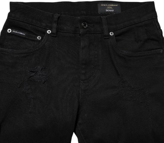 26FW 돌체앤가바나 데님 팬츠 9938233753886 BLACK - DOLCE & GABBANA