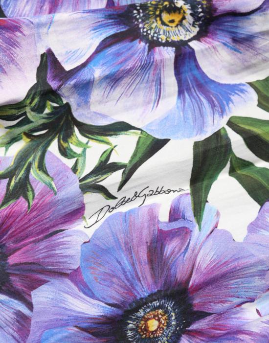 26FW 돌체앤가바나 미디 원피스 9938236080414 PURPLE - DOLCE & GABBANA