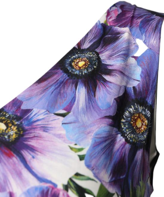 26FW 돌체앤가바나 미디 원피스 9938236080414 PURPLE - DOLCE & GABBANA