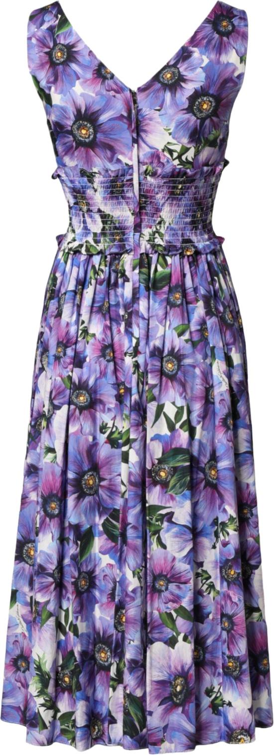 26FW 돌체앤가바나 미디 원피스 9938236080414 PURPLE