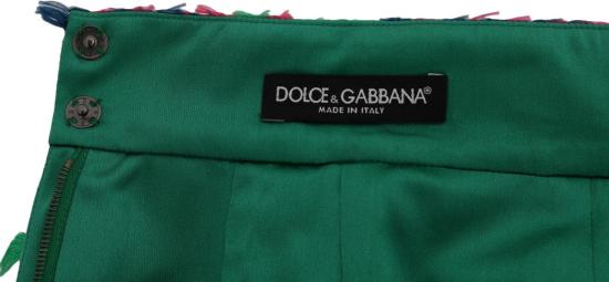 26FW 돌체앤가바나 미디 스커트 47949854605598 GREEN - DOLCE & GABBANA