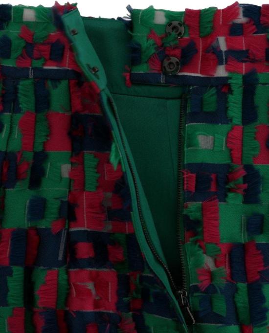 26FW 돌체앤가바나 미디 스커트 47949854605598 GREEN - DOLCE & GABBANA