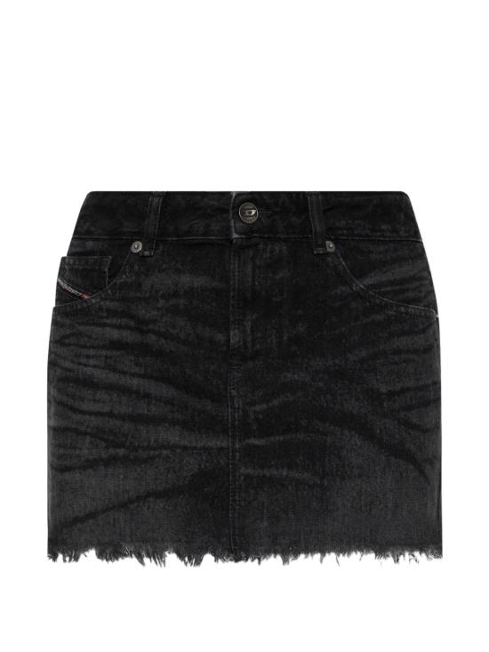 26FW 디젤 숏 스커트 A24996007DB 02 Nero