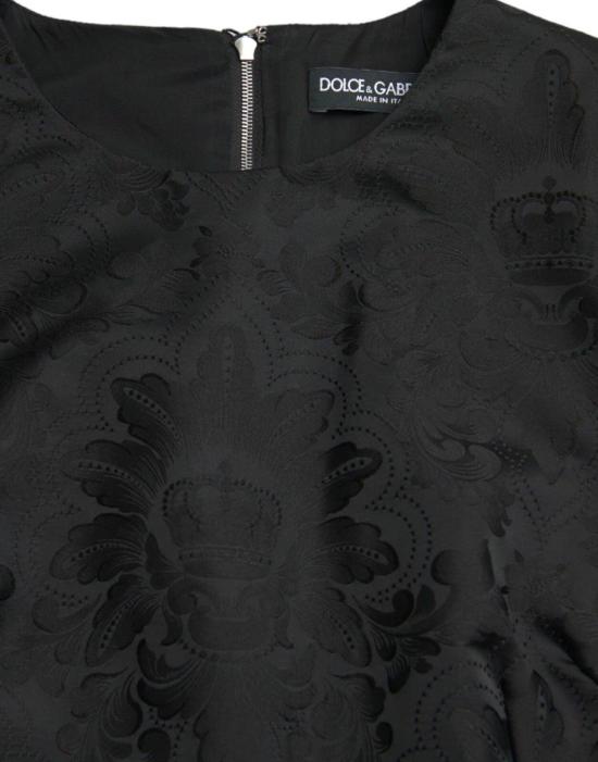 26FW 돌체앤가바나 미디 원피스 9830162366750 BLACK - DOLCE & GABBANA