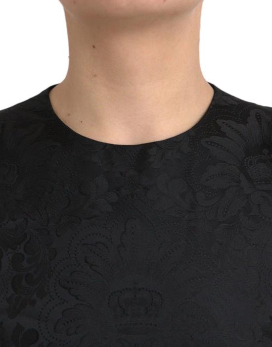 26FW 돌체앤가바나 미디 원피스 9830162366750 BLACK - DOLCE & GABBANA